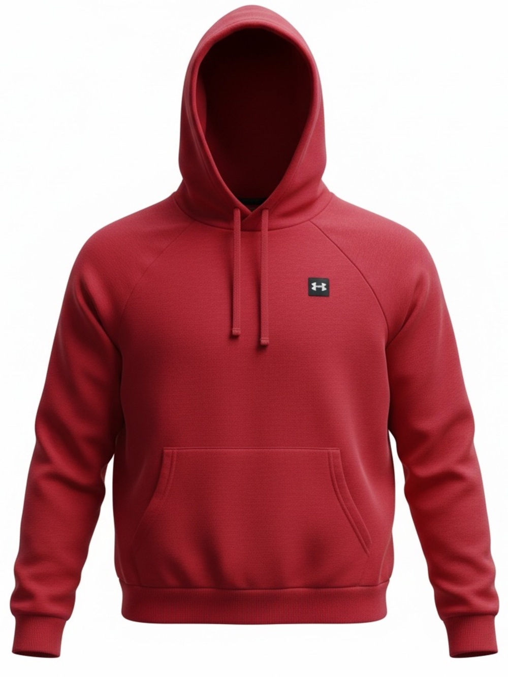 Under Armour Men's Red Crewneck Hoodie Pullover